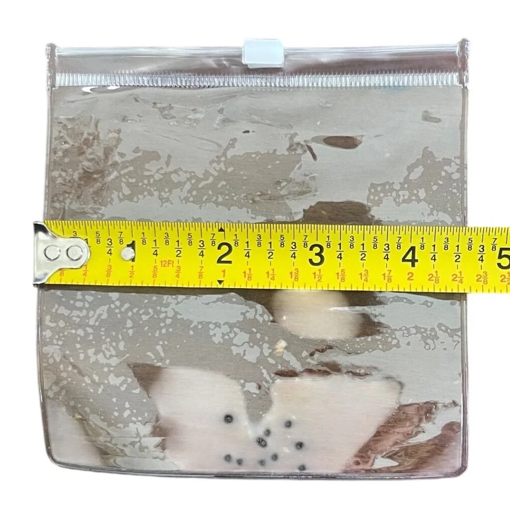 158 Clear PVC Slider Zip Packaging Bags 4.5